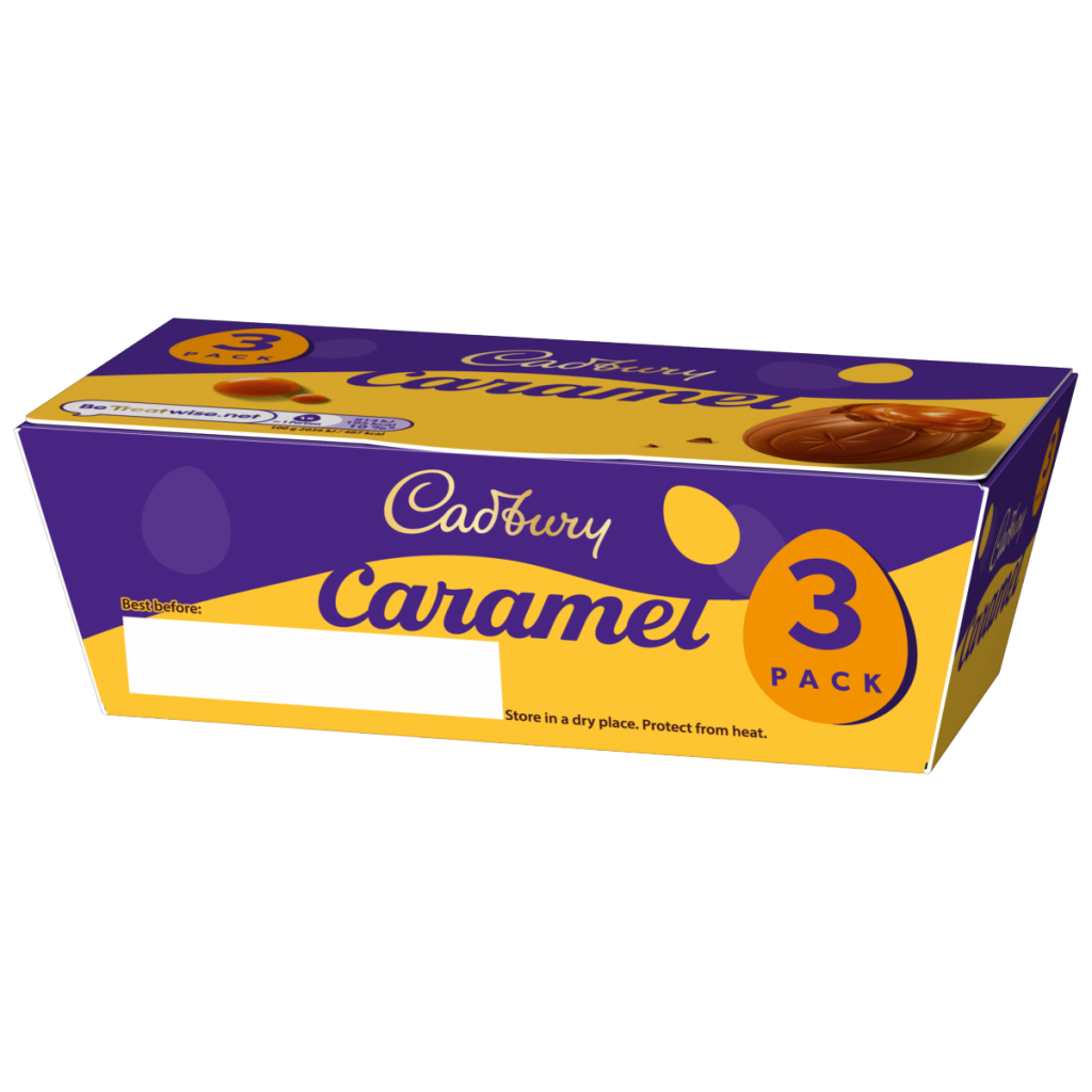 Cadbury Caramel Eggs 3 Pack Multipack 120g (3 x 40g)