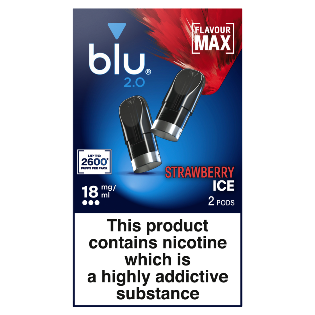 blu 2.0 Strawberry Ice Pods 18mg/ml