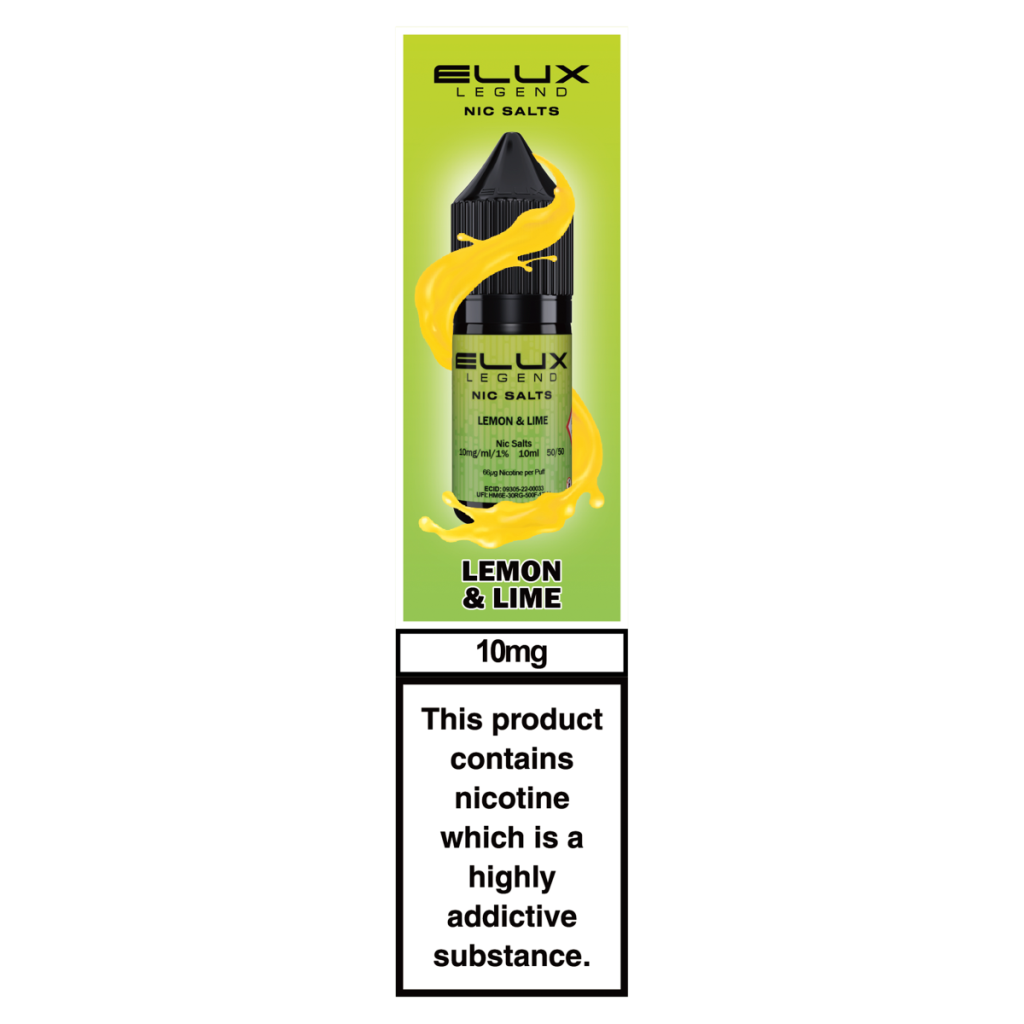 Elux Legend Nic Salts Lemon & Lime 10mg