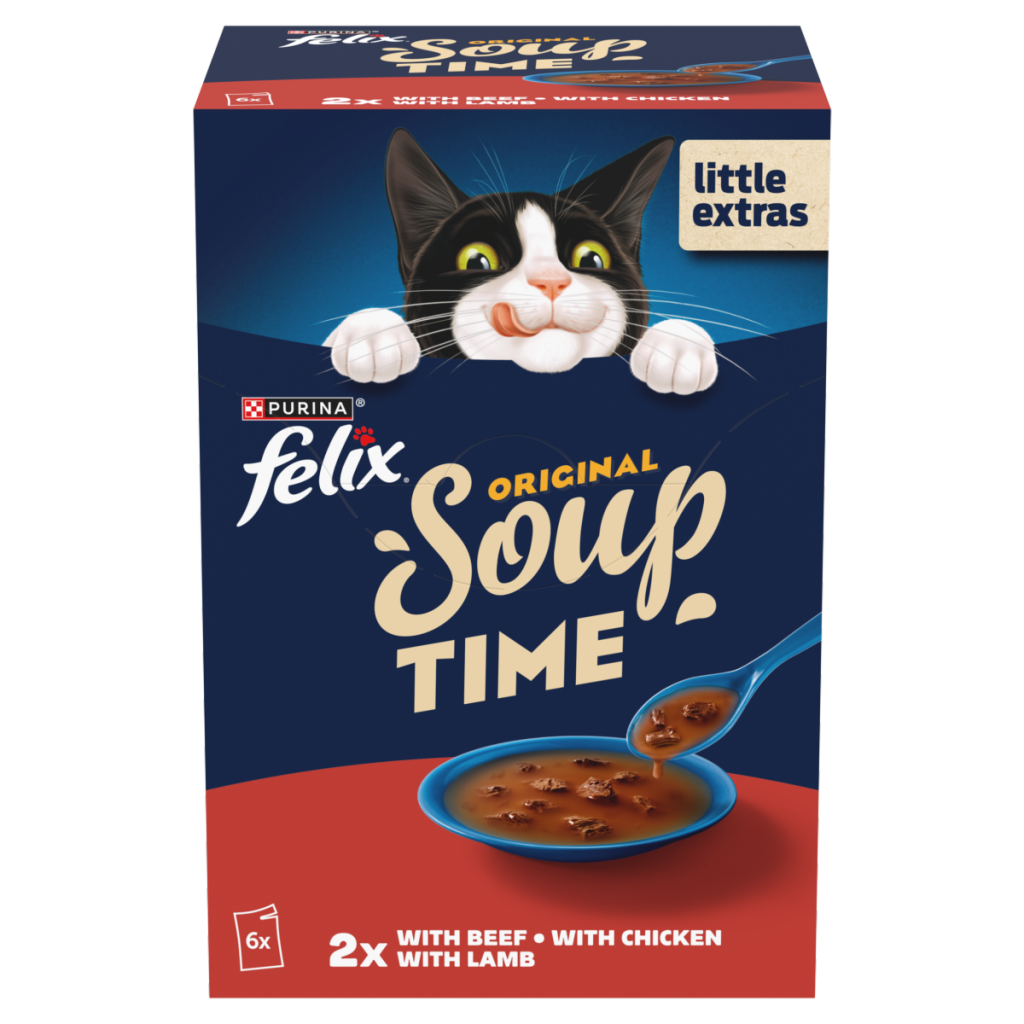 FELIX Soup Time Farm Selection Wet Cat Food 6x48g