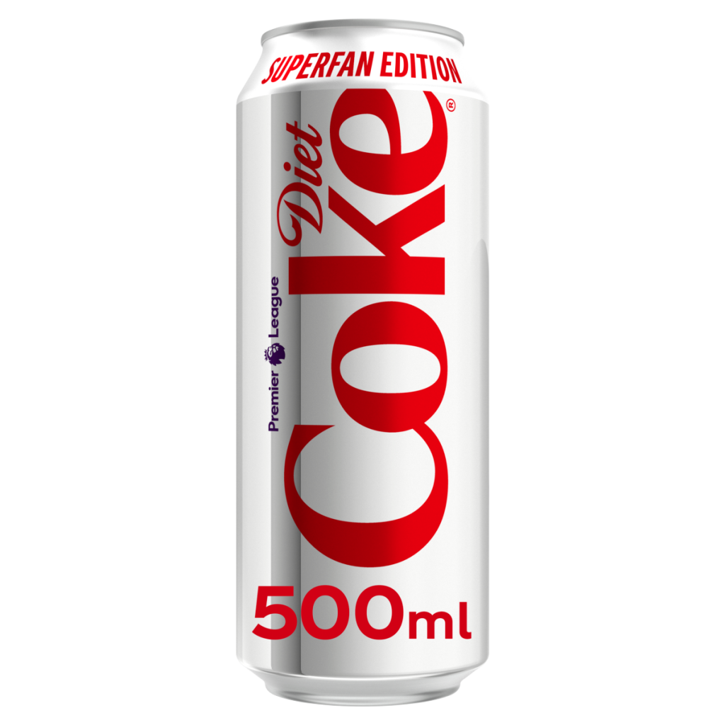 Diet Coke Cola Superfan 500ml Can