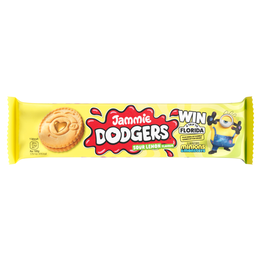 Jammie Dodgers Sour Lemon Flavour 140g