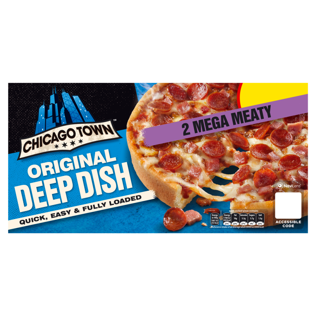 Chicago Town Original Deep Dish Mega Meaty Pizza 2 x 157g (314g)