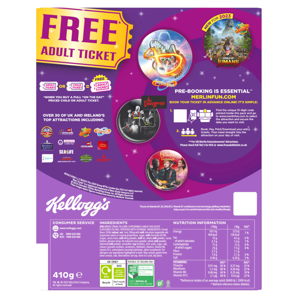 Kellogg’s Krave Milk Chocolate 410g