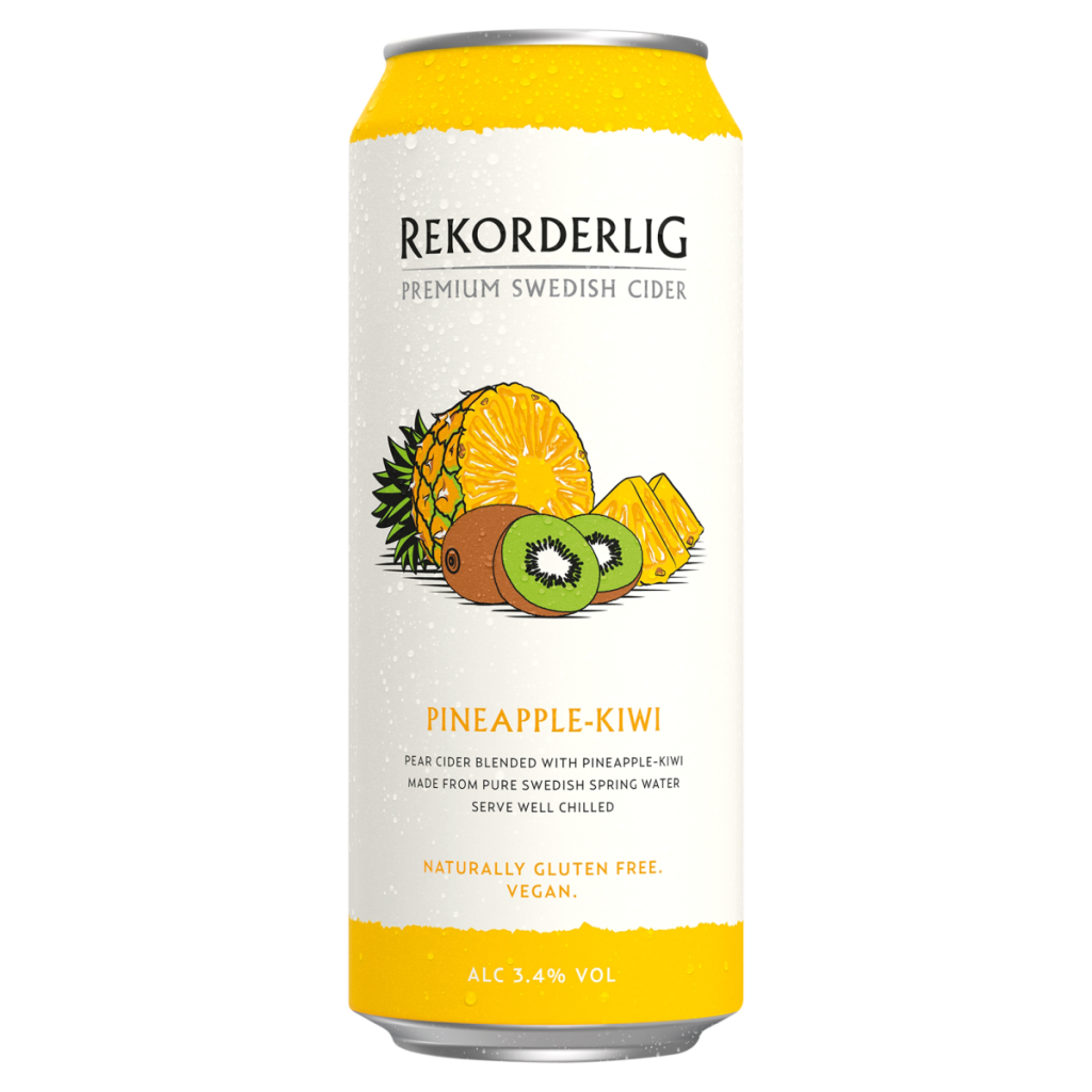 Rekorderlig Premium Swedish Cider Pineapple-Kiwi 500ml