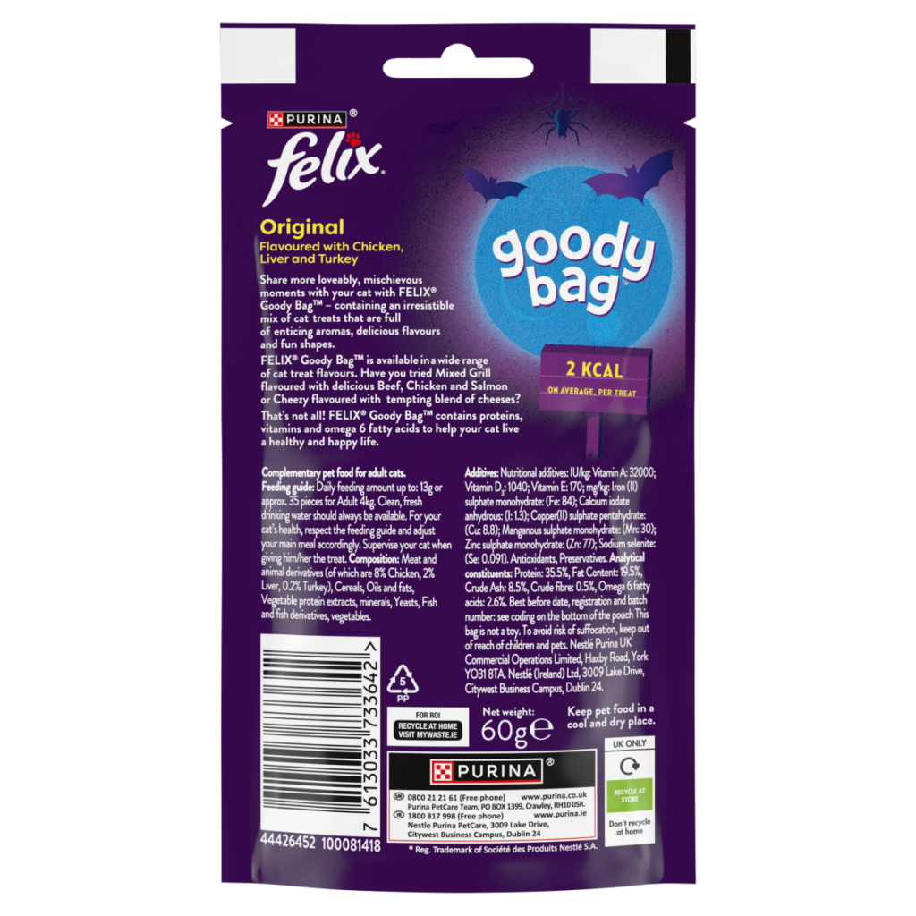 FELIX Goody Bag Original Mix Cat Treats 60g