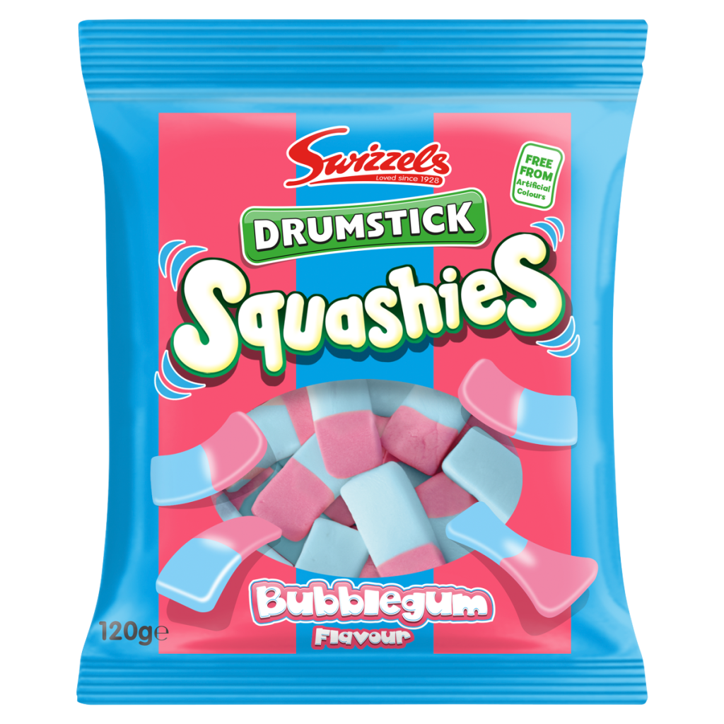 Swizzels Drumstick Squashies Bubblegum Flavour 120g