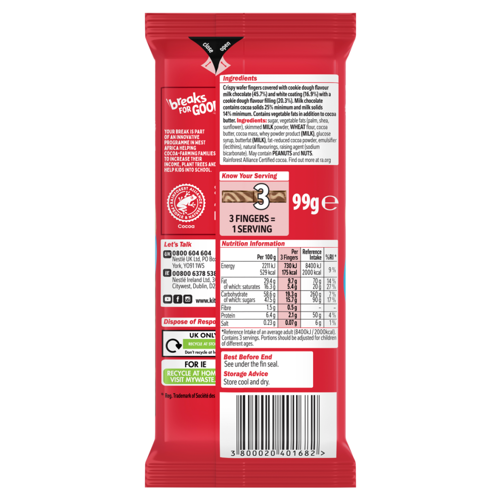 KitKat Cookie Dough Flavour 99g