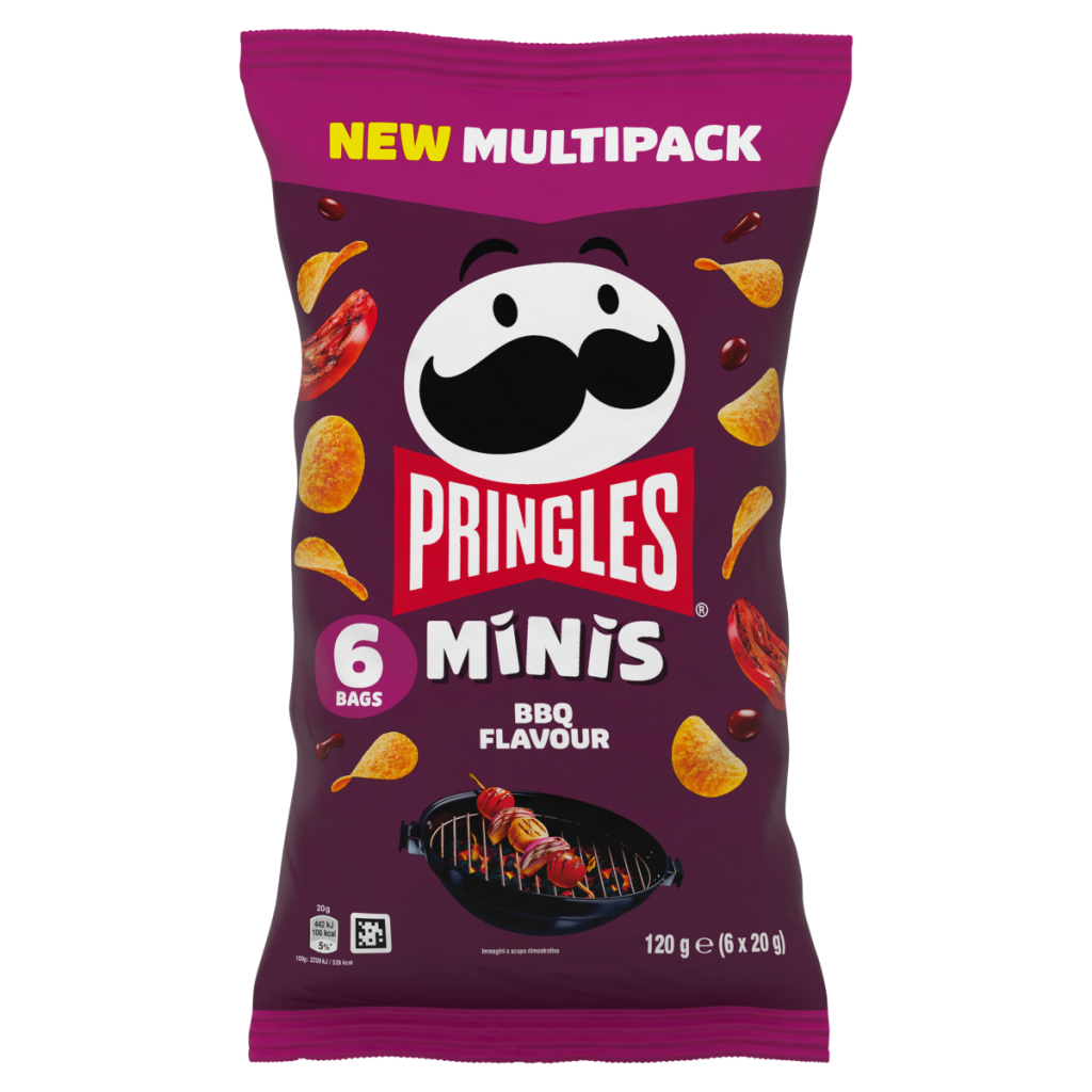 Pringles Minis BBQ Flavour 120g (6 x 20g)
