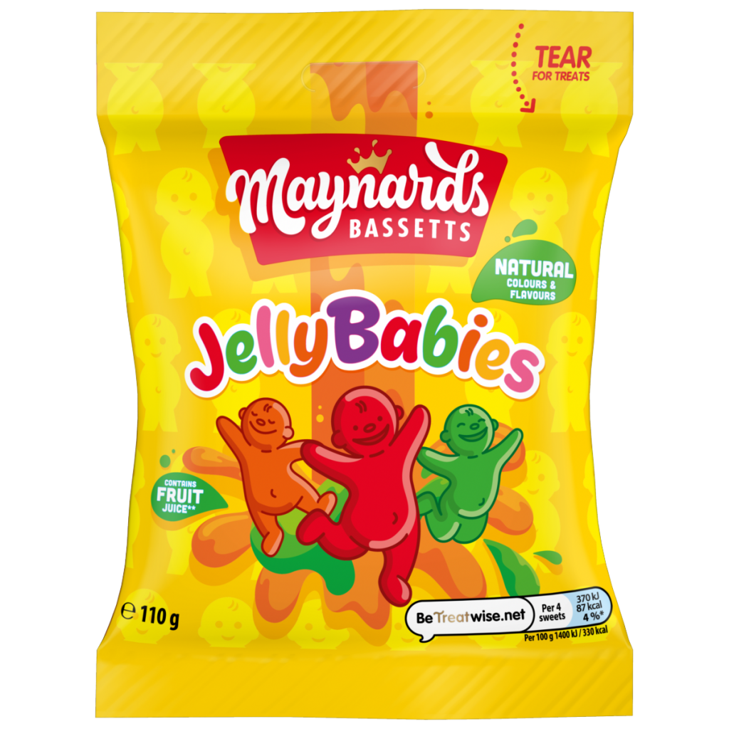 Maynards Bassetts Jelly Babies Candy 110g