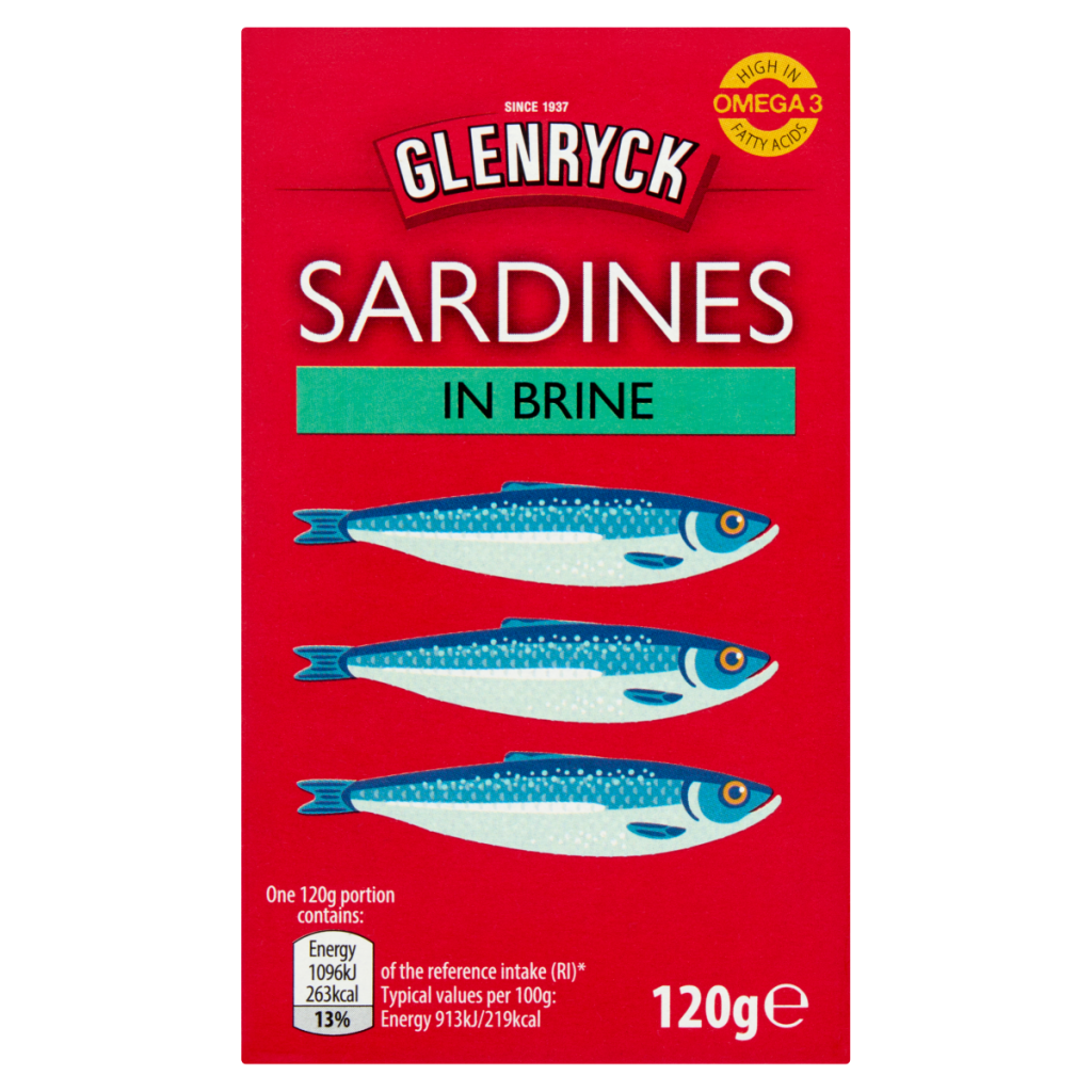 Glenryck Sardines in Brine 120g