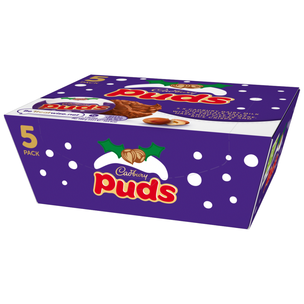 Cadbury Dairy Milk Chocolate Puds 5 Pack Multipack 175 g