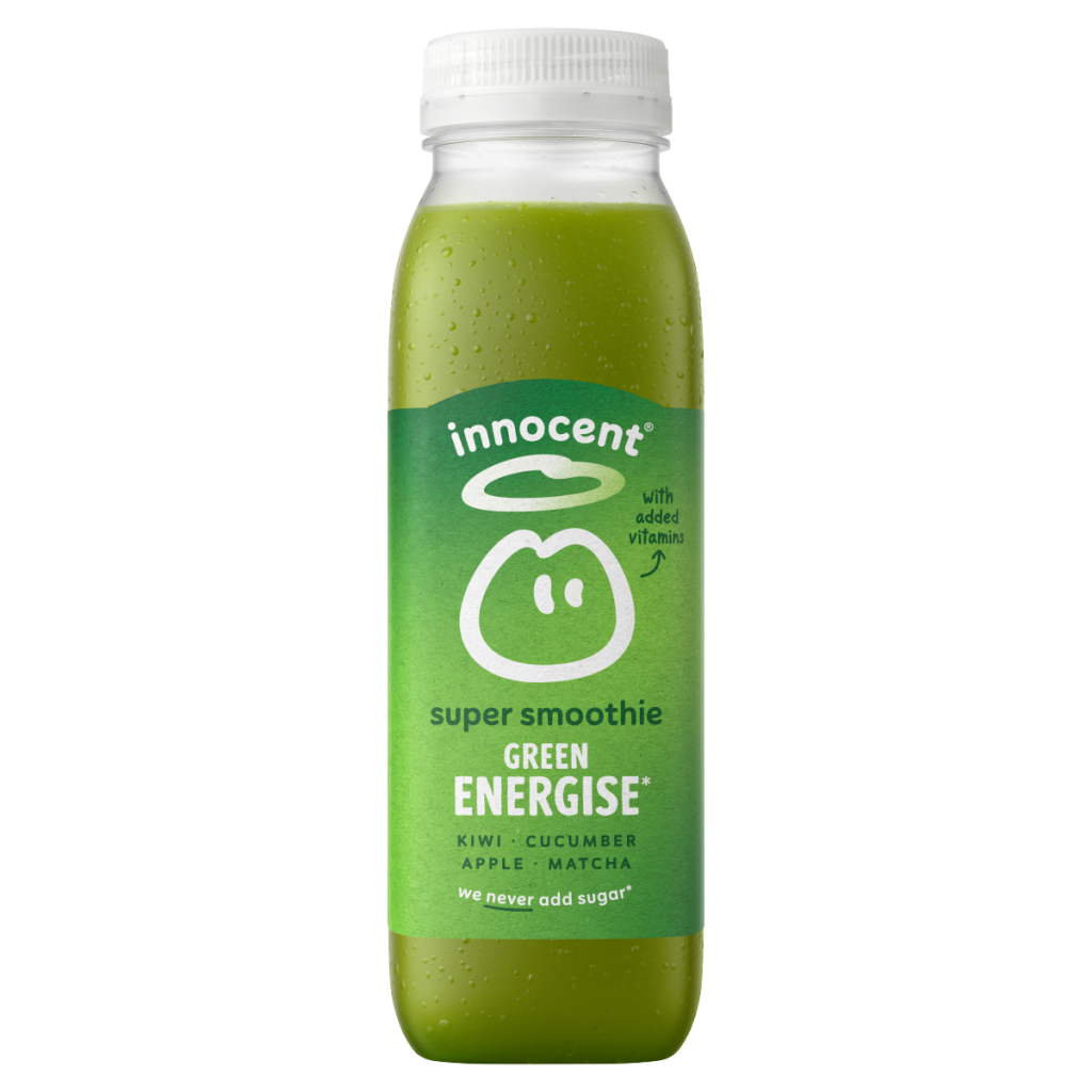 innocent Green Energise, Kiwi, Cucumber, Apple & Matcha Super Smoothie 300ml