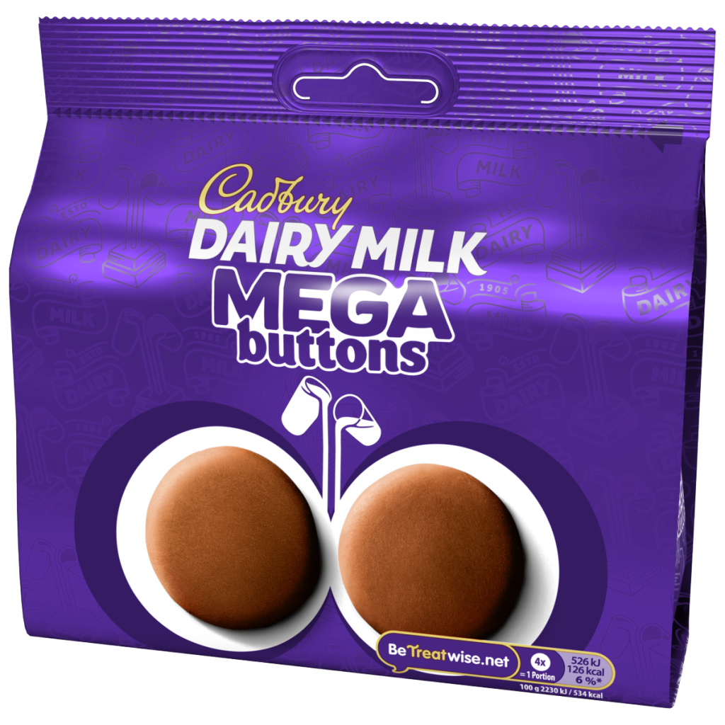 Cadbury Dairy Milk Mega Buttons Chocolate Large Sharing Bag 192 g