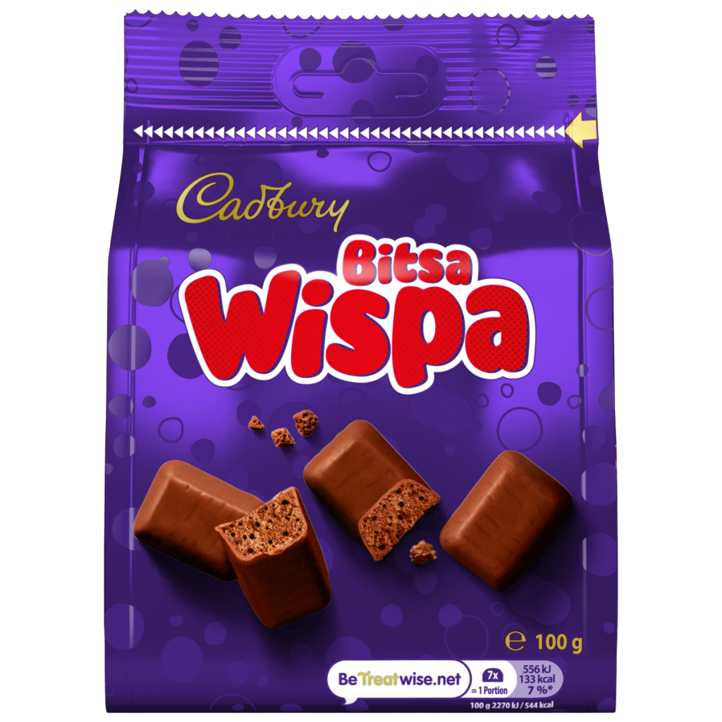 Cadbury Bitsa Wispa Chocolate Bag 100g
