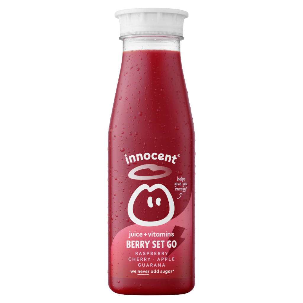 Innocent Berry Set Go Raspberry, Cherry, Apple Guarana +Vitamins 330ml