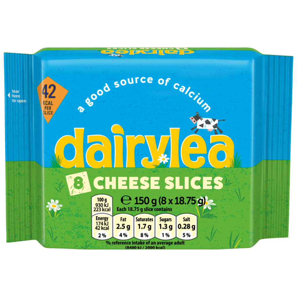 Dairylea Cheese Slices 8 Slices Multipack (8 x 18.75g) 150 g