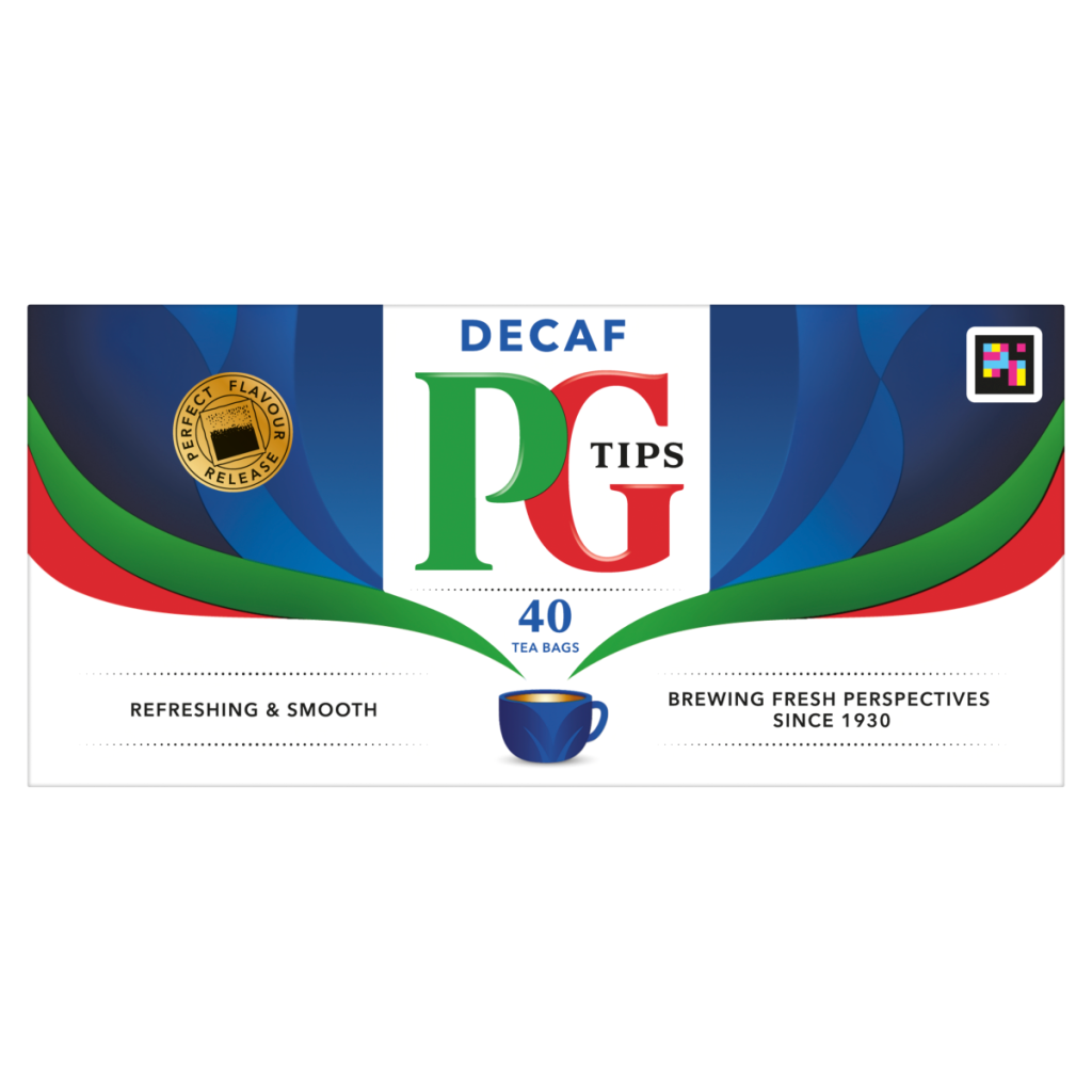 PG Tips 40 Decaf Tea Bags 116g