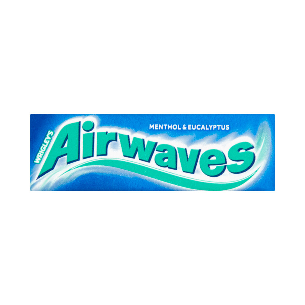 Airwaves Menthol & Eucalyptus Sugarfree Chewing Gum 10 Pieces