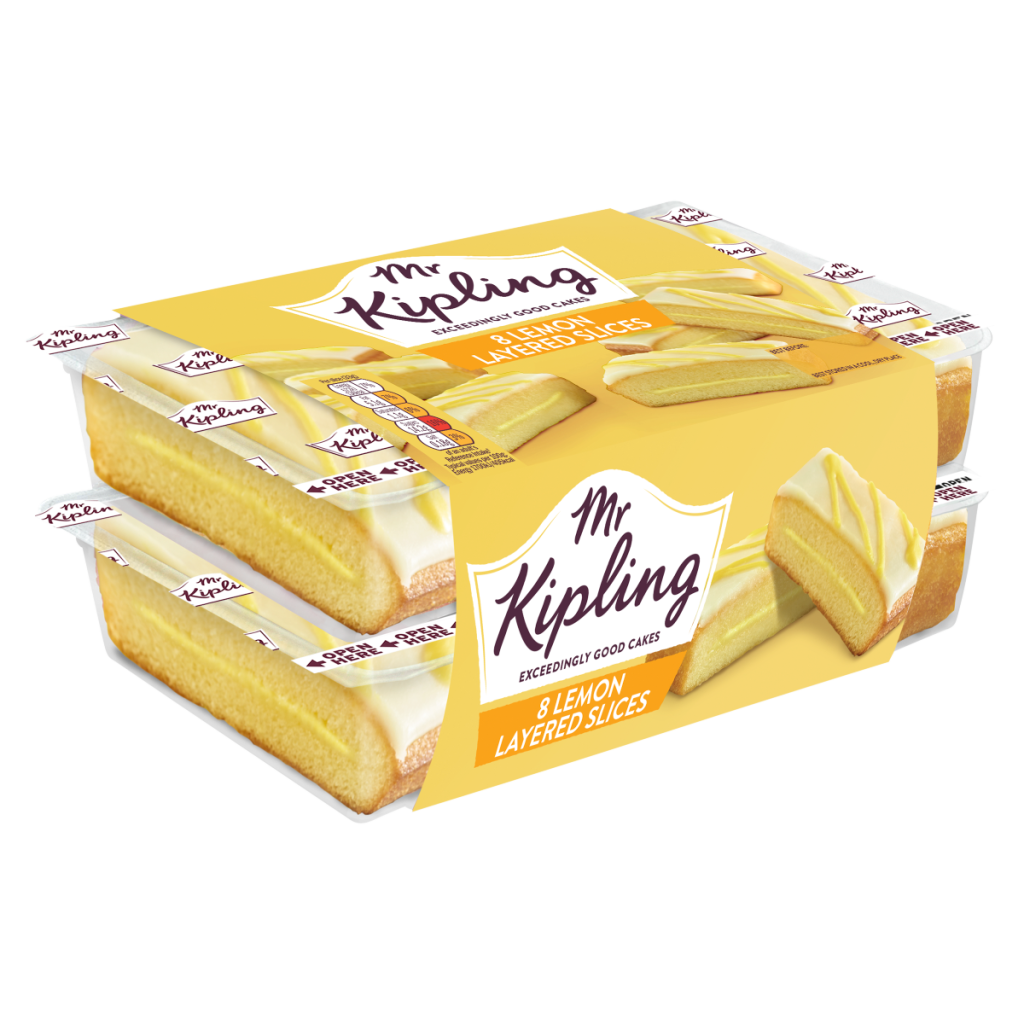 Mr Kipling 8 Lemon Layered Slices