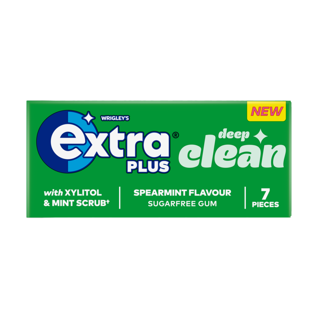 Extra Plus Deep Clean Sugarfree Chewing Gum 7 Pieces