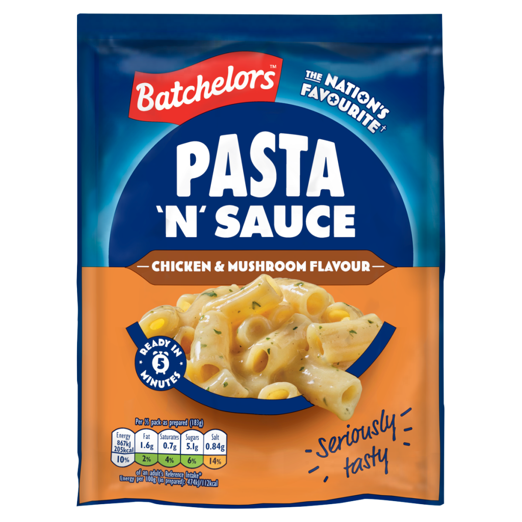 Batchelors Pasta ‘N’ Sauce Chicken & Mushroom Flavour 99g