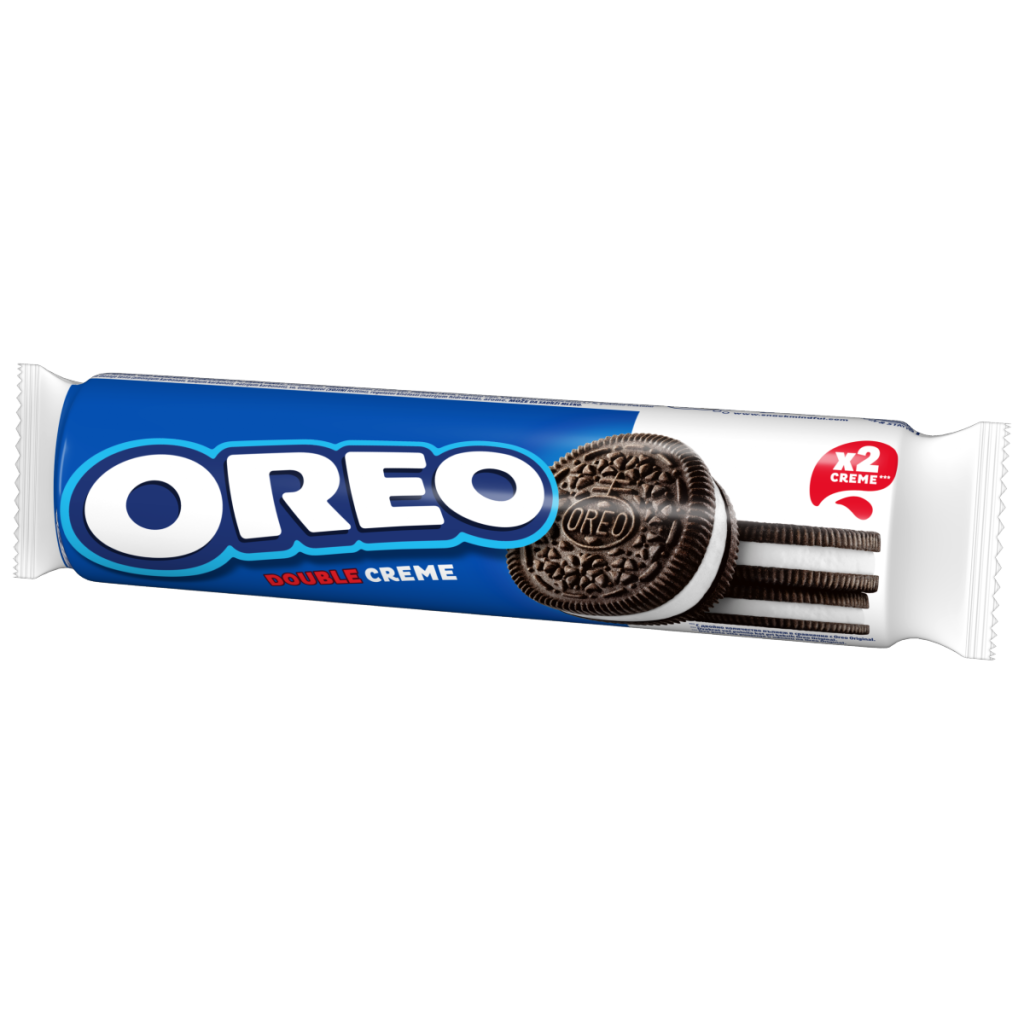OREO Vanilla double creme Cocoa sandwich biscuits roll pack 157 g