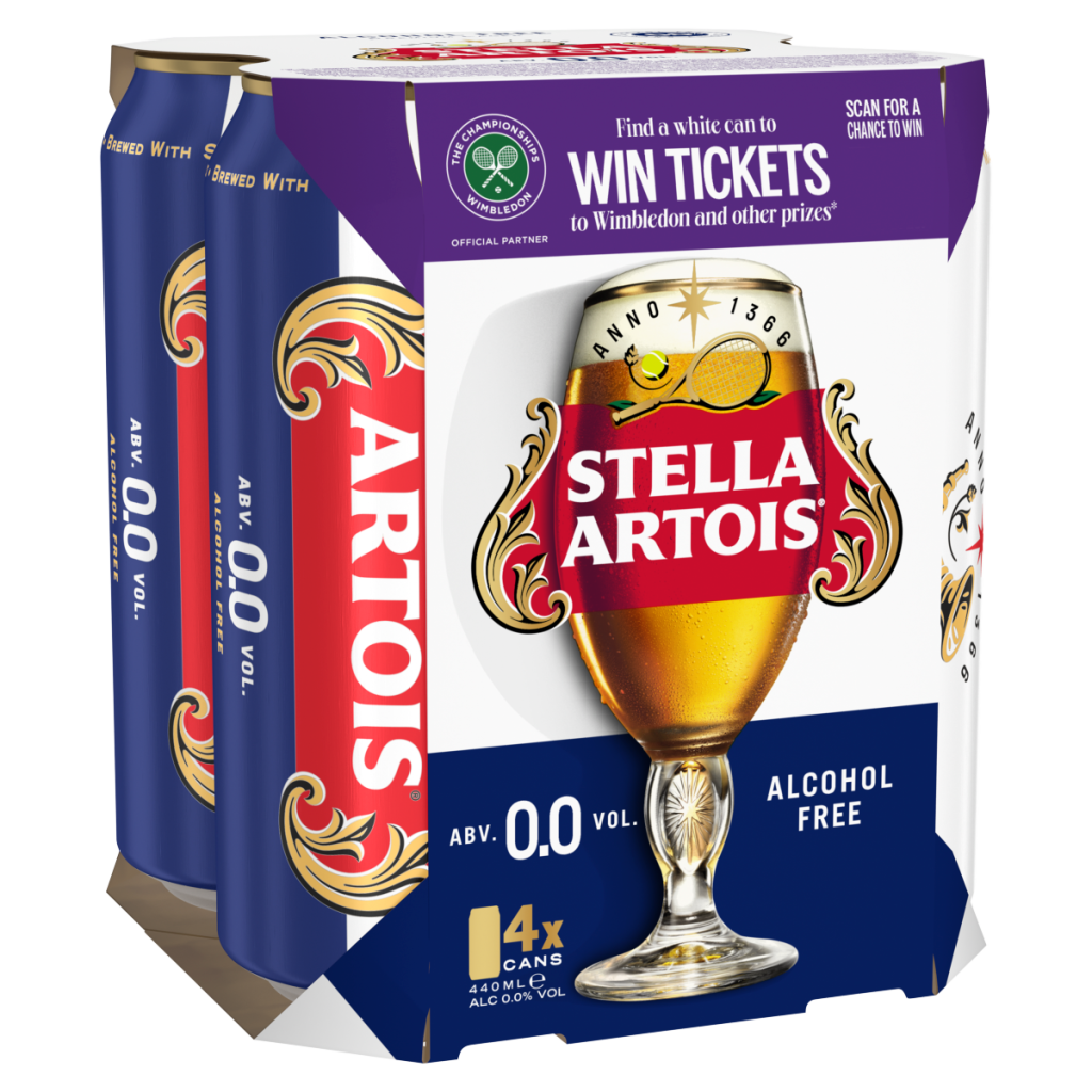 Stella Artois Alcohol Free Premium Lager 4 x 440ml