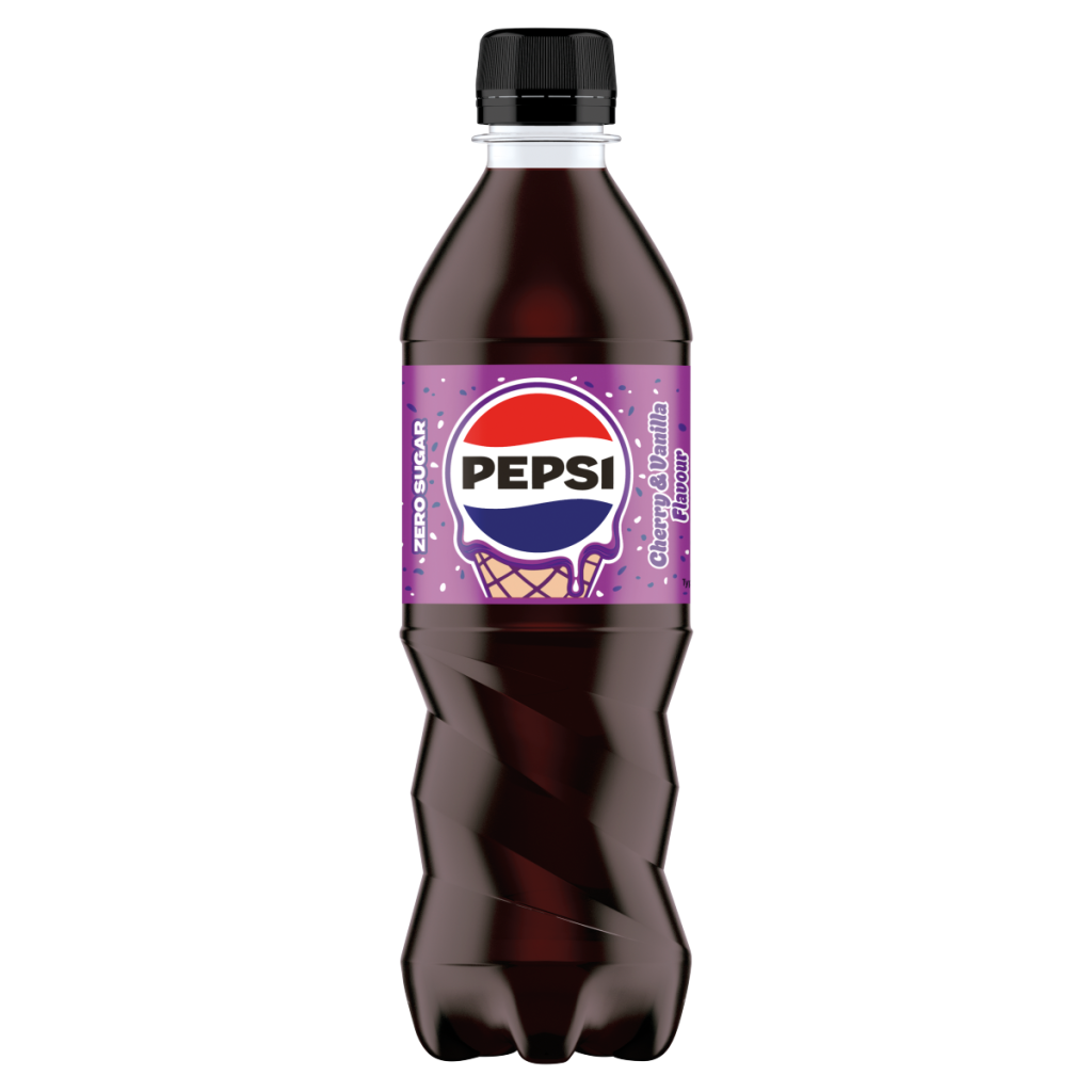 Pepsi Zero Sugar Cherry & Vanilla Flavour 500ml