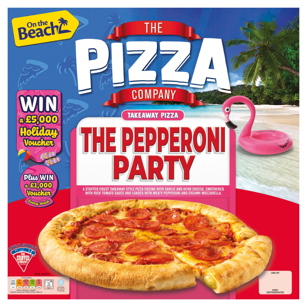 The Pizza Company Takeaway Pizza the Pepperoni Party 620g