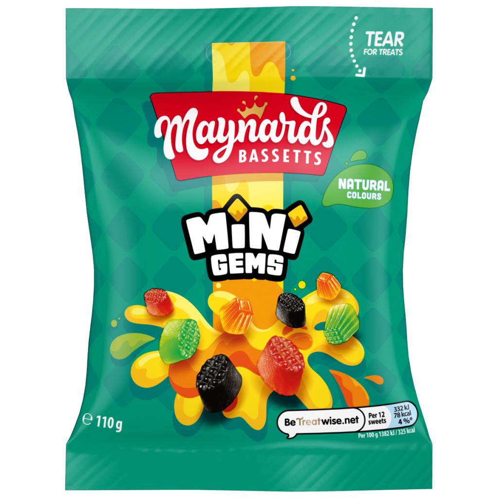 Maynards Bassetts Mini Gems Candy 110g