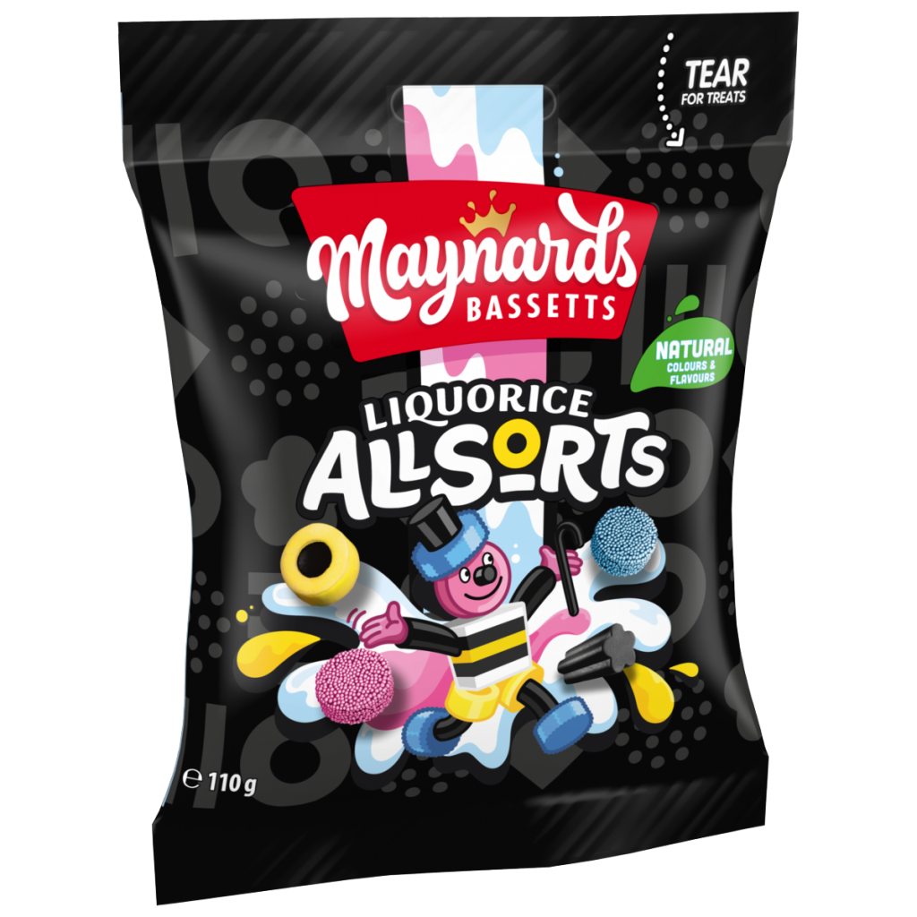 Maynards Bassetts Liquorice Allsorts Candy 110g