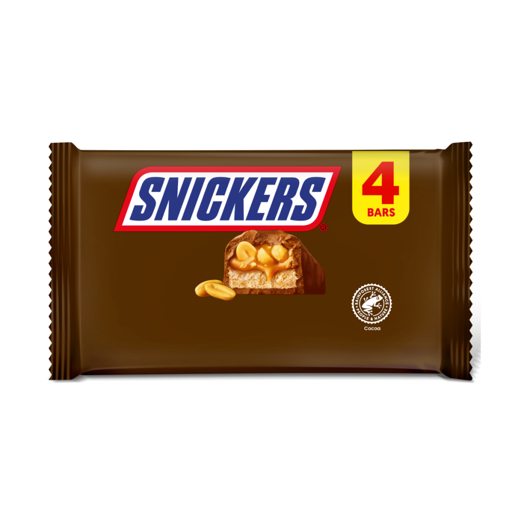 Snickers Peanut Multipack Chocolate Bars 4 x 40g