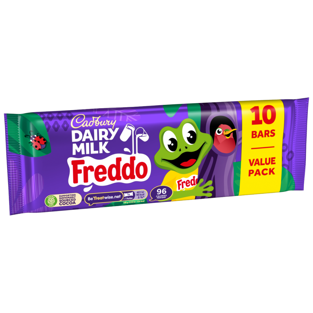 Cadbury Dairy Milk Freddo Chocolate Bar 10 Pack Multipack 180 g (10 x 18g)