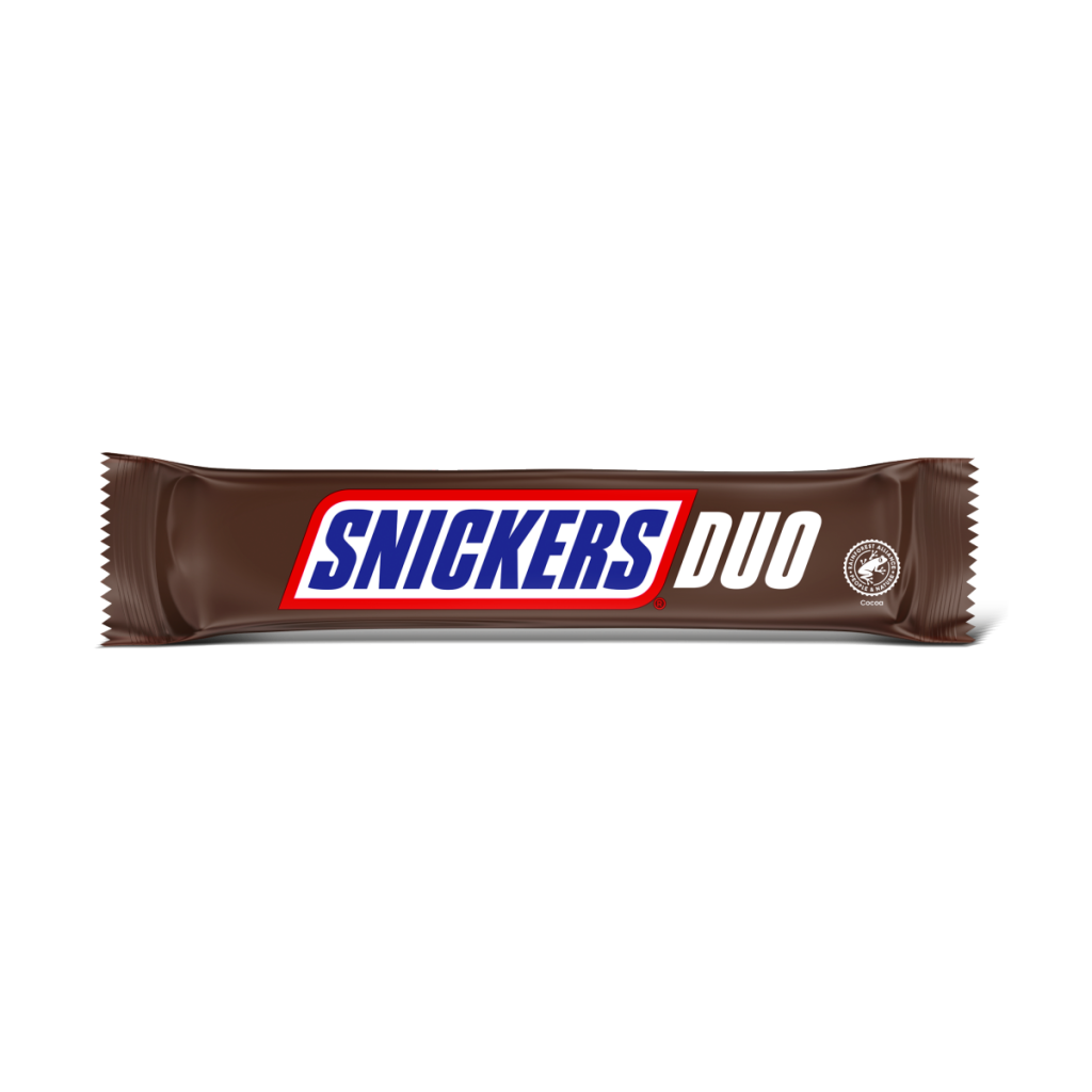 Snickers Duo Peanut & Caramel Chocolate Bar 69g