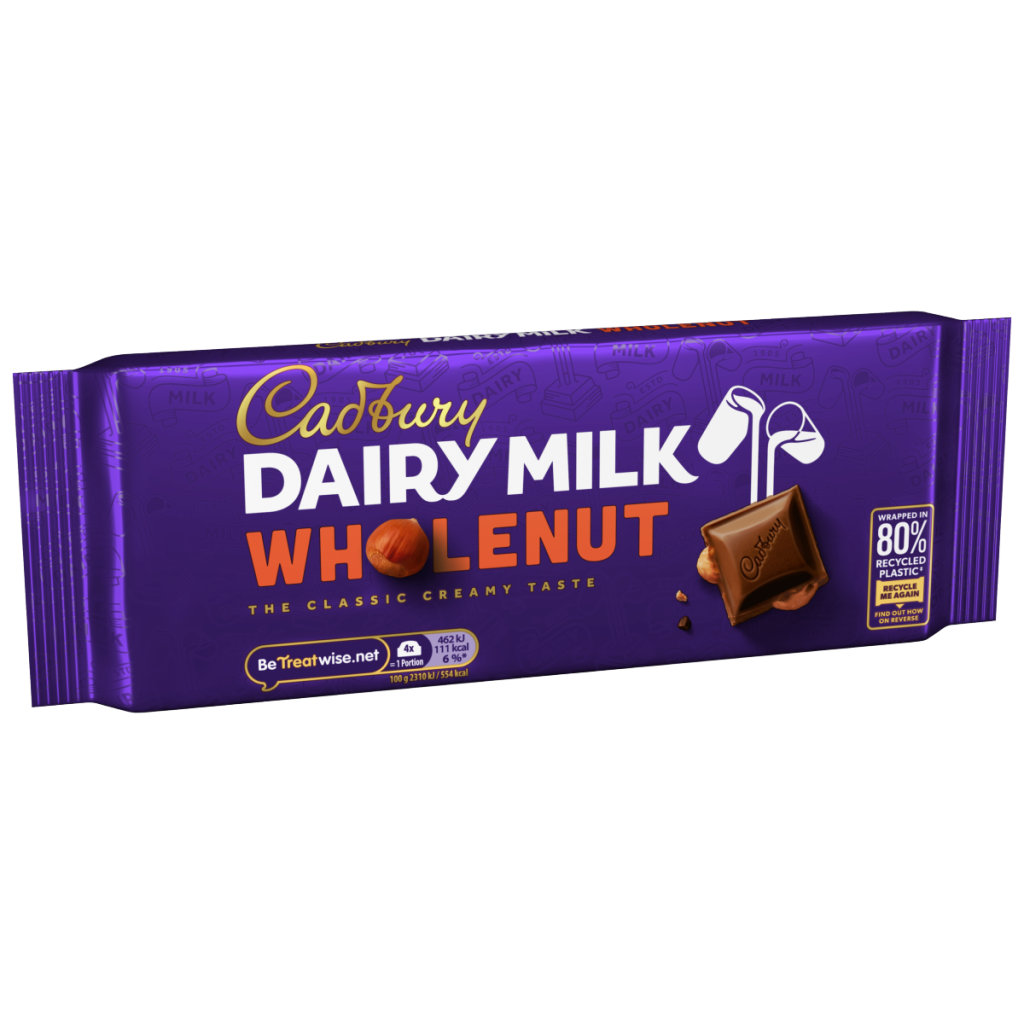 Cadbury Dairy Milk Wholenut Chocolate Bar 180 g