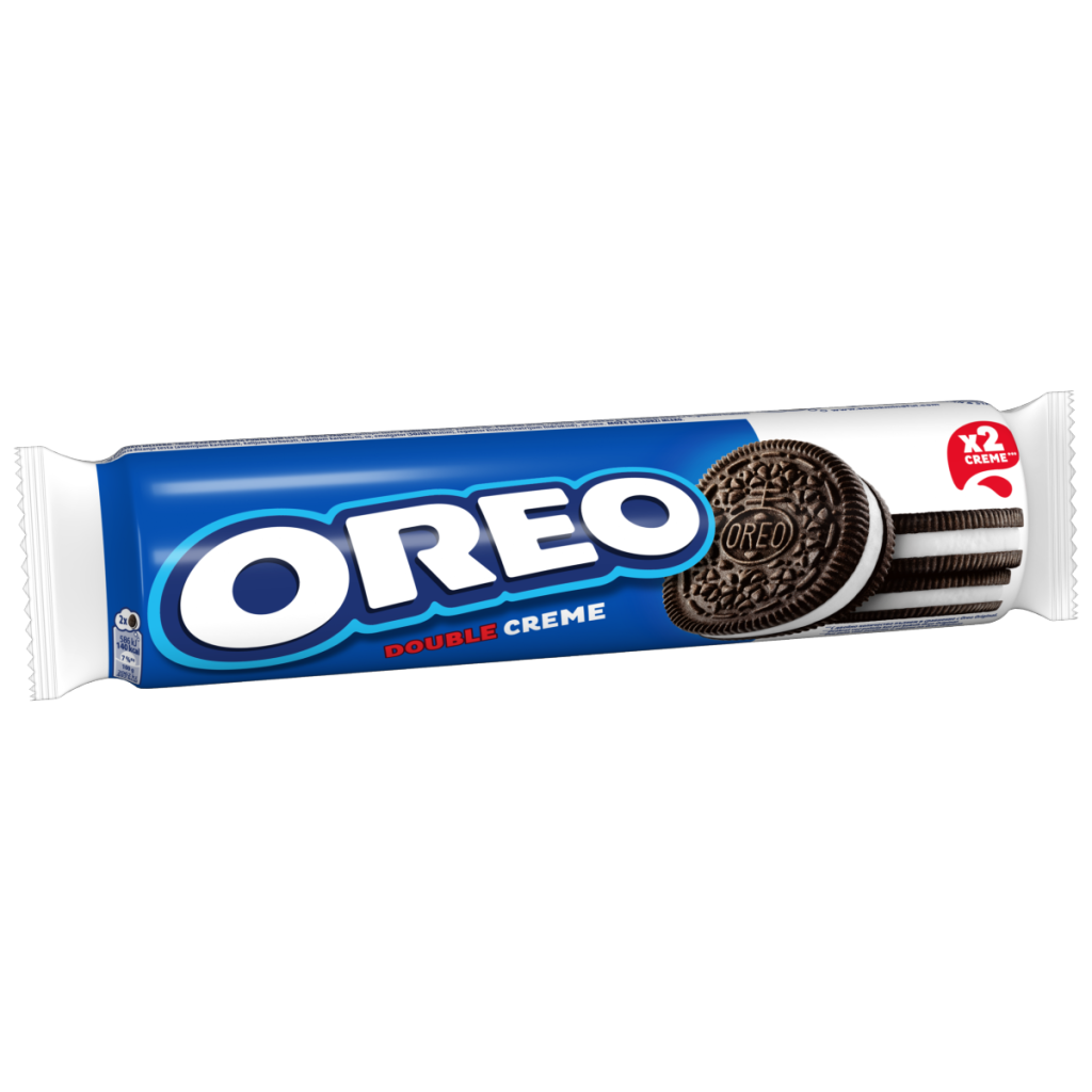 OREO Vanilla double creme Cocoa sandwich biscuits roll pack 157 g