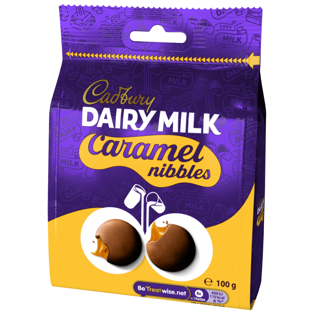 Cadbury Dairy Milk Caramel Nibbles Chocolate bag 100 g