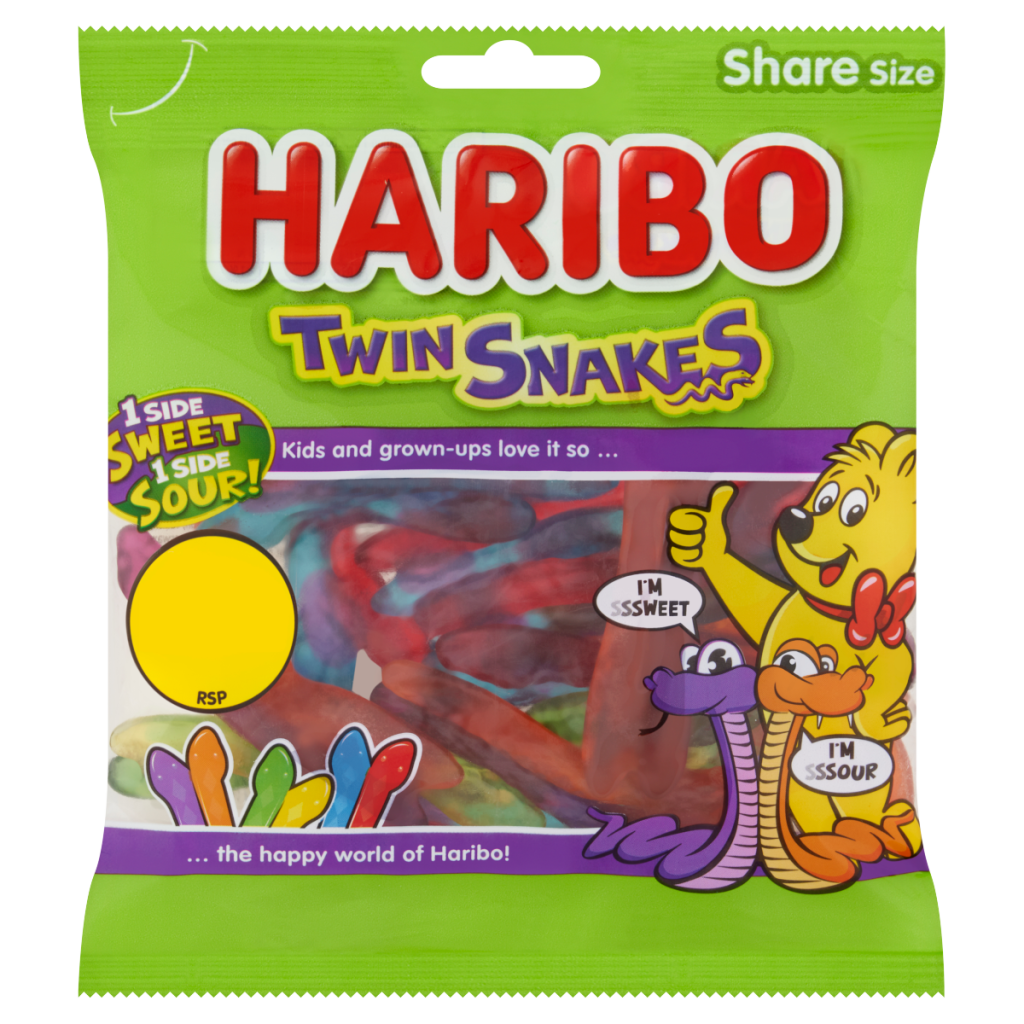 Haribo Twin Snakes 140g