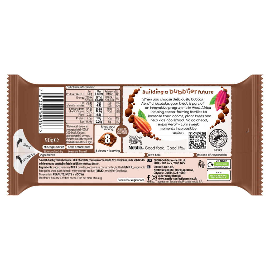 Aero Milk Chocolate 90g