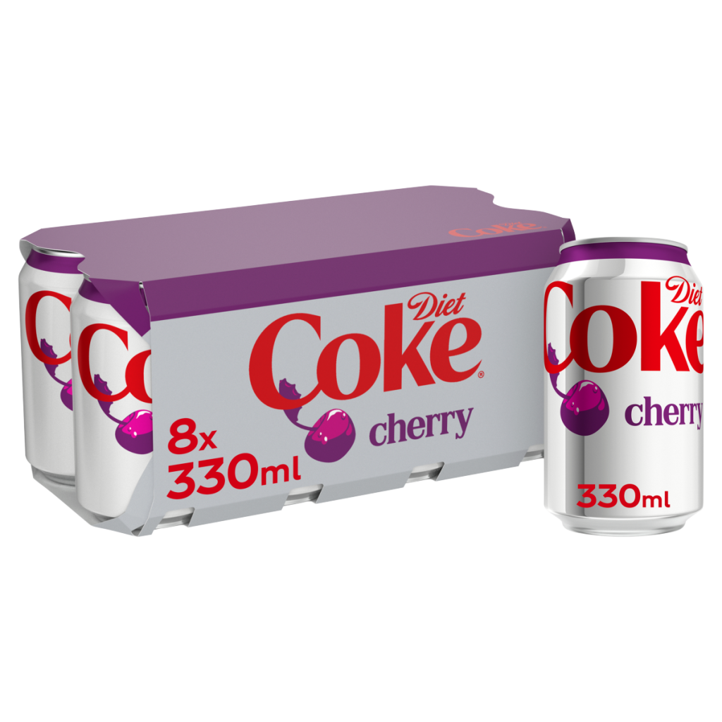 Diet Coke Cherry Cola 8 x 330ml Cans