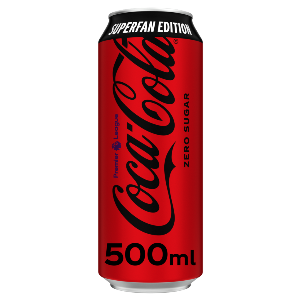 Coca-Cola Zero Sugar 500ml Superfan Can