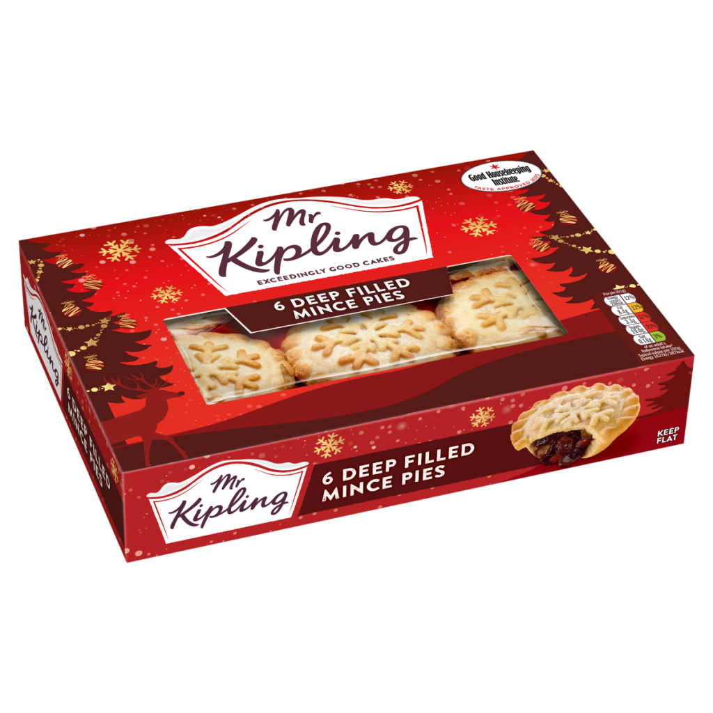 Mr Kipling 6 Deep Filled Mince Pies