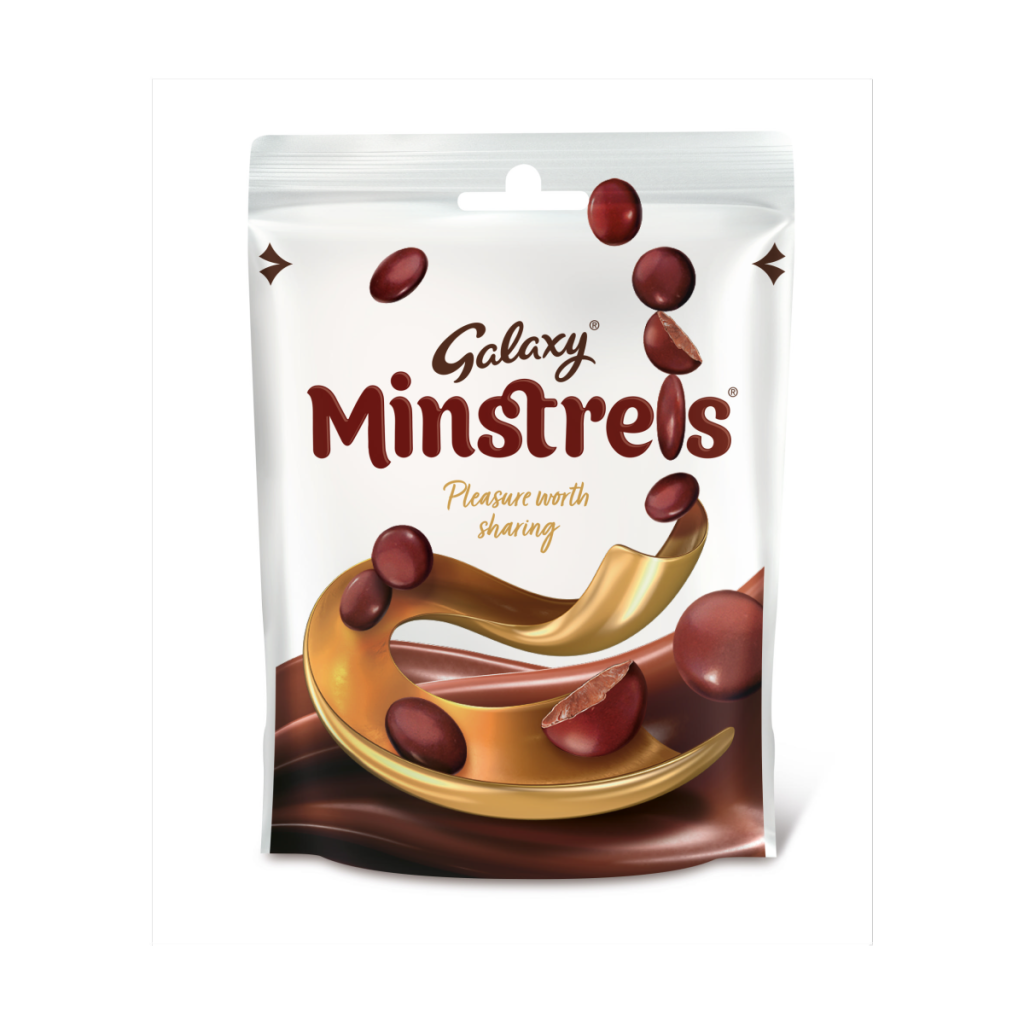 Galaxy Minstrels Milk Chocolate Buttons Pouch Bag 125g