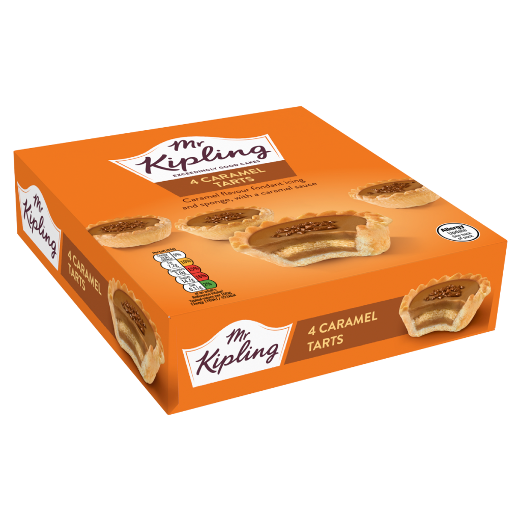 Mr Kipling 4 Caramel Tarts