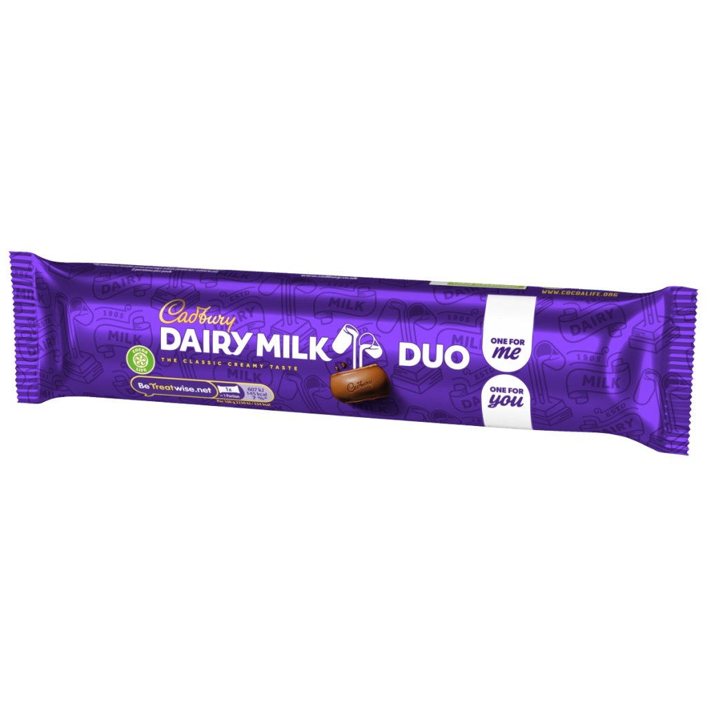 Cadbury Dairy Milk Chocolate Bar Duo 54.4 g