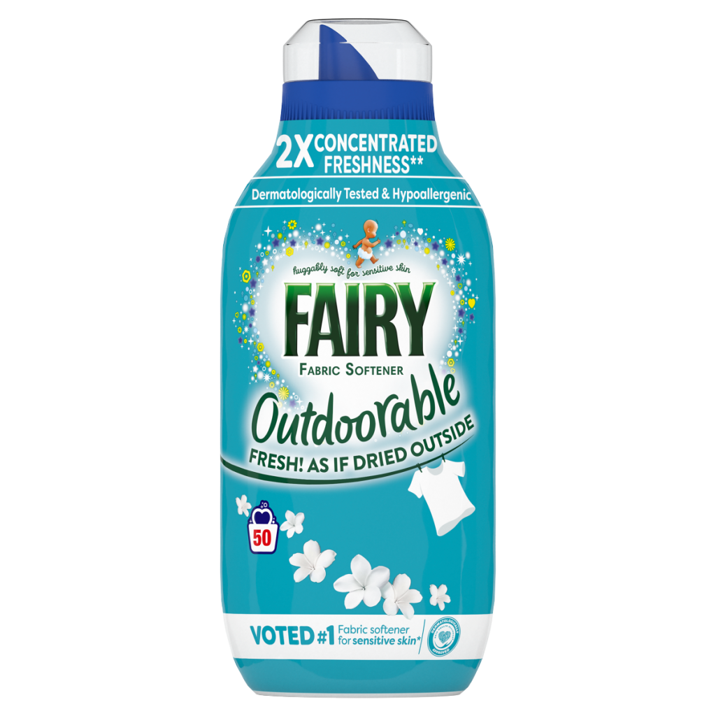 Fairy Outdoorable Fabric Softener, For Sensitive Skin,, 50 Washes
