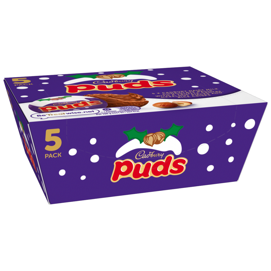 Cadbury Dairy Milk Chocolate Puds 5 Pack Multipack 175 g