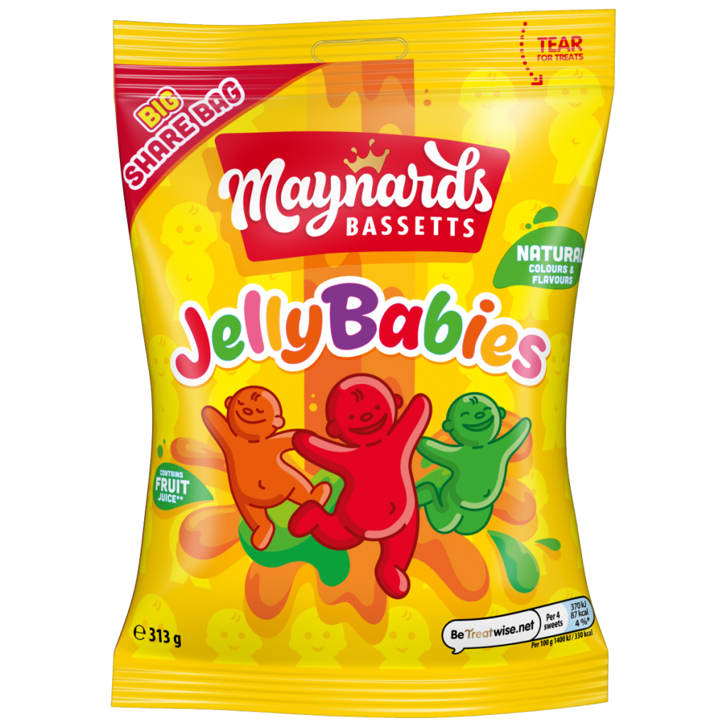 Maynards Bassetts Jelly Babies Candy 313g