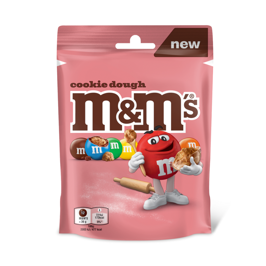 M&M’S Cookie Dough Milk Chocolate Bag 102g